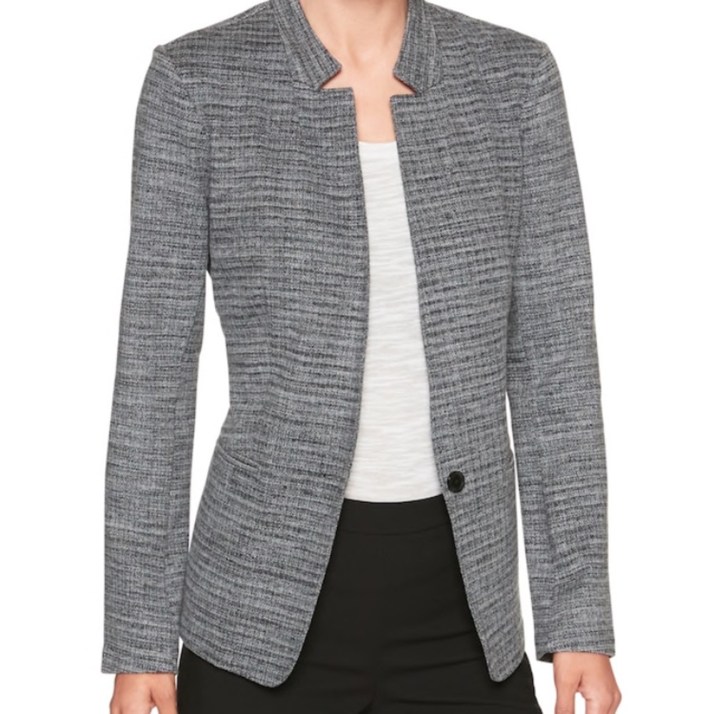 Banana Republic Gray Blazer